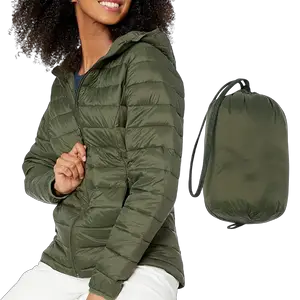 Amazon Water Resistant Packable Puffer Jacket
