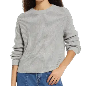 Crop Crewneck Sweater