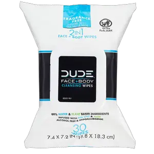 Dude Face and Body Wipes 1