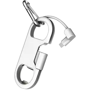 Keychain Bottle Opener and Charging Cord