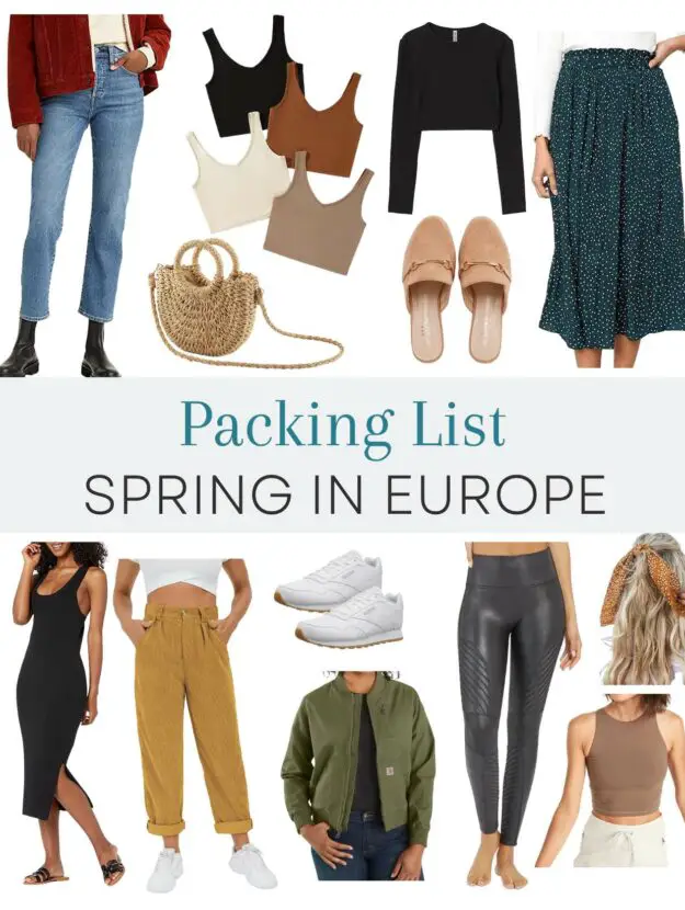 essential items for european travel
