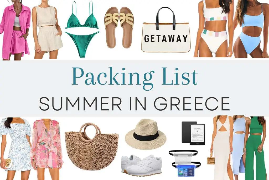 What to pack for Greece Complete Packing List