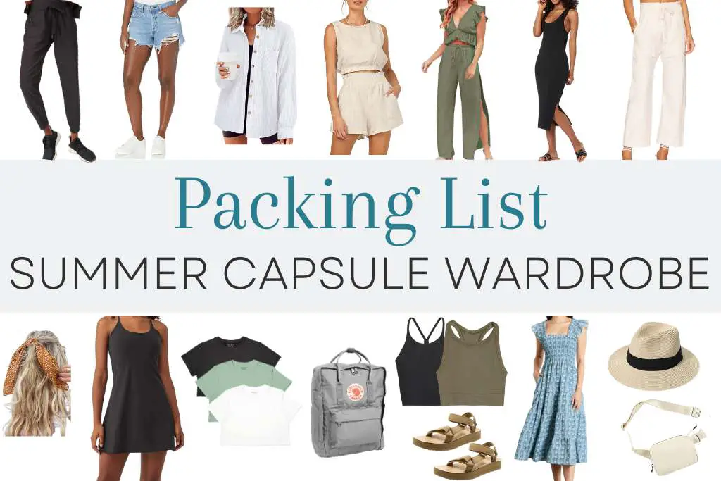 Summer Travel Capsule Complete Packing List