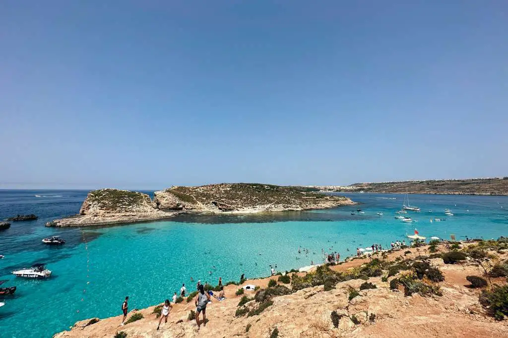 blue lagoon in Malta