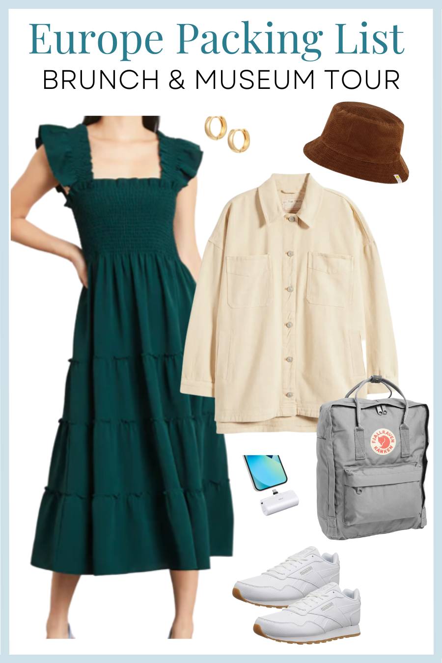 Fall in Europe packing list museum outfit