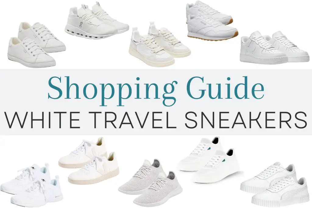 White hot sale travel shoes