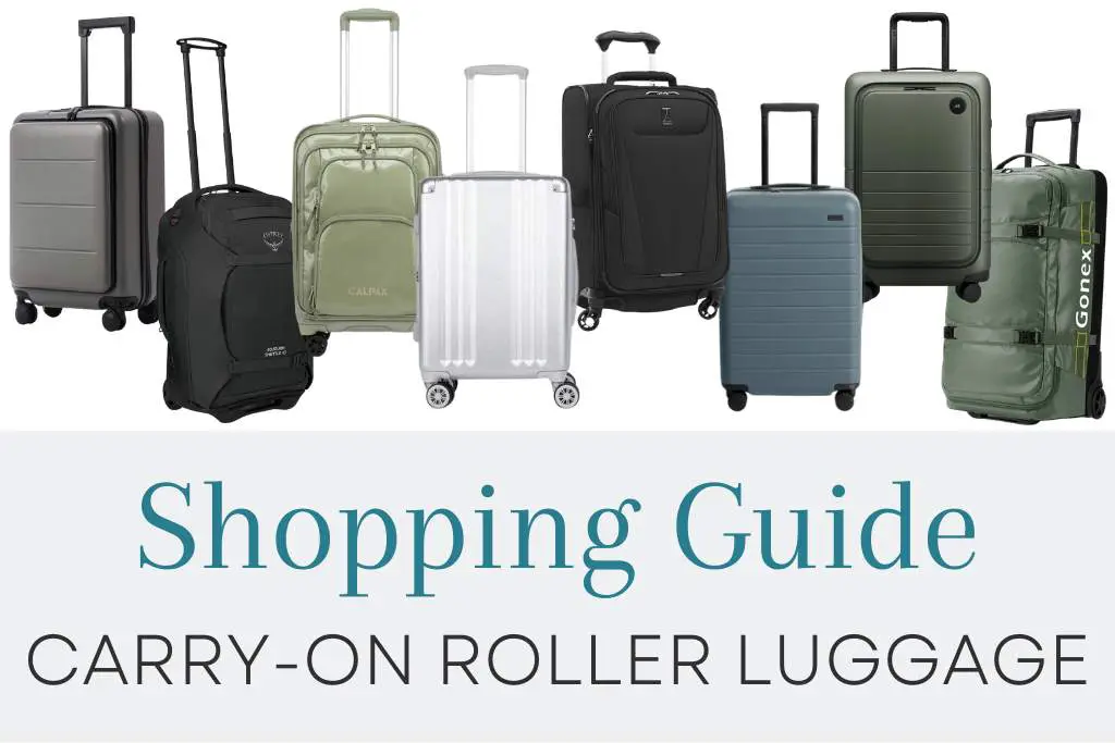 carry-on roller luggage shopping list cover